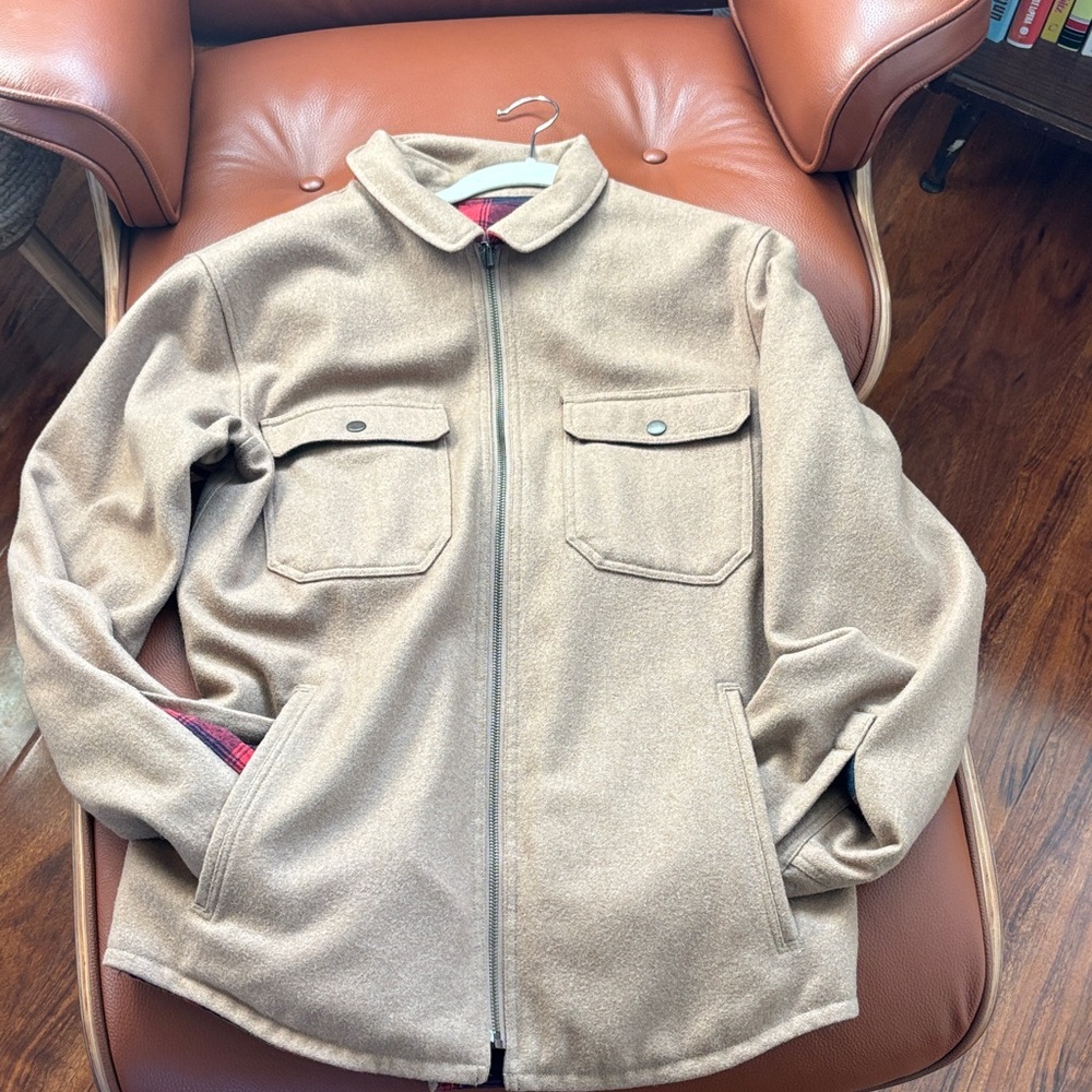 Men's Banks Journey Wool Reversible Brown Jacket